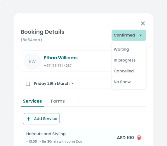 تتبع الحالة في الوقت الفعلي