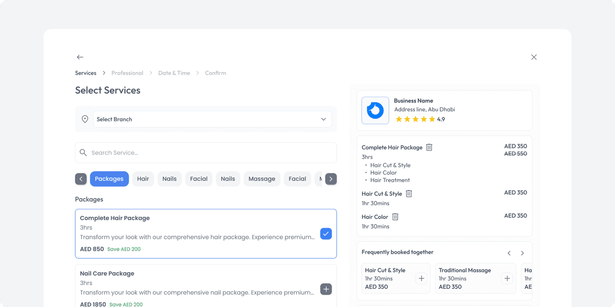 Empower clients to book anytime, anywhere