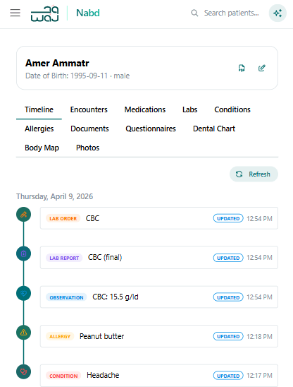 Visit History & Documentation