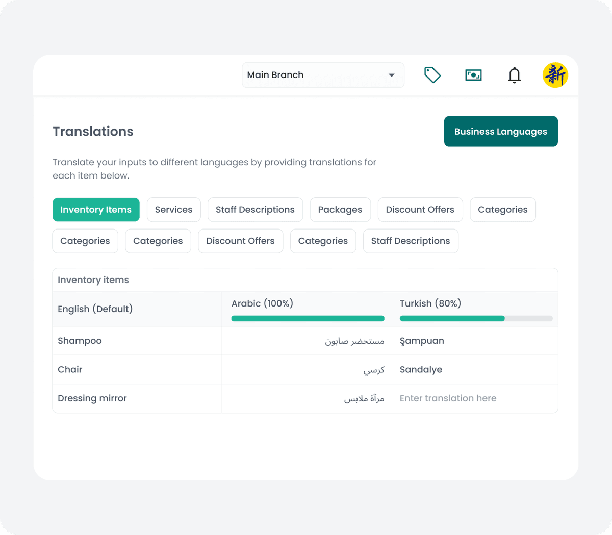 Complete Translation Control
