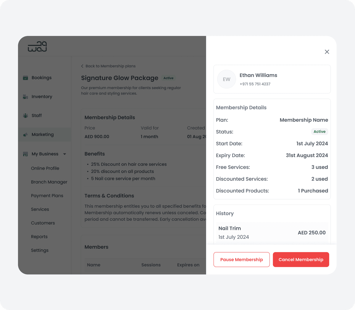 Complete Status Management