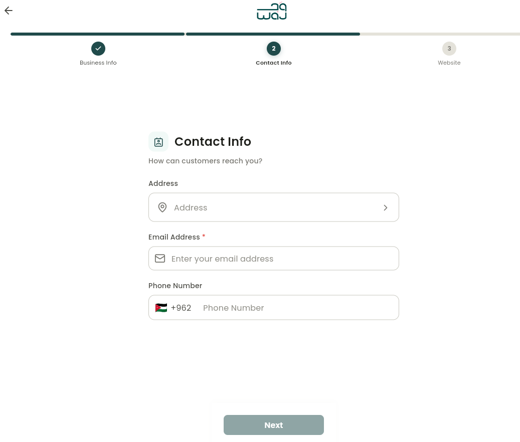 contact info