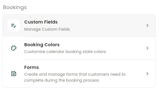 bookings