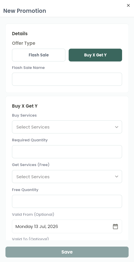 flash sales